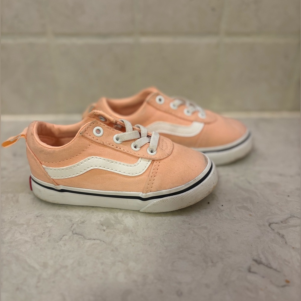 Vans Toddler Peach Sneakers